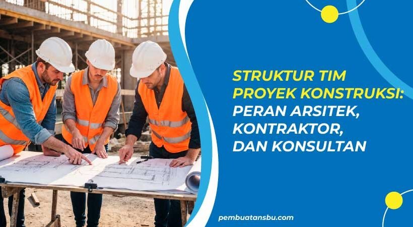 struktur tim proyek konstruksi